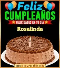 GIF Felicidades en tu día Rosalinda